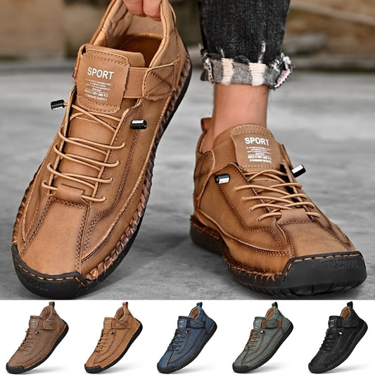 🔥【50% OFF】【38-48】Ležérní pánská obuv pro volný čas, pracovní obuv, outdoorová obuv, šitá obuv - 3872369